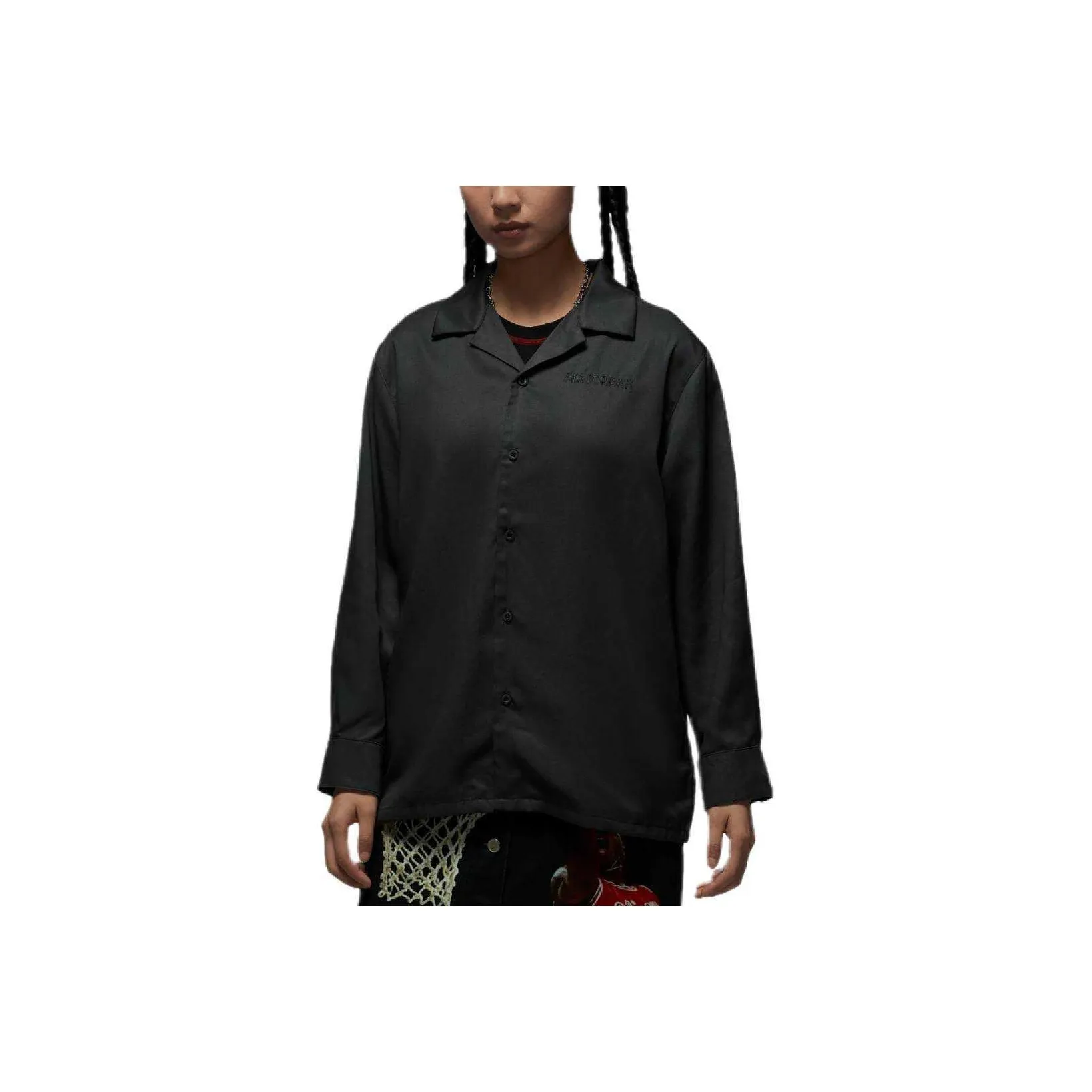 Джордан Рубашка Женская Темный дым Серый