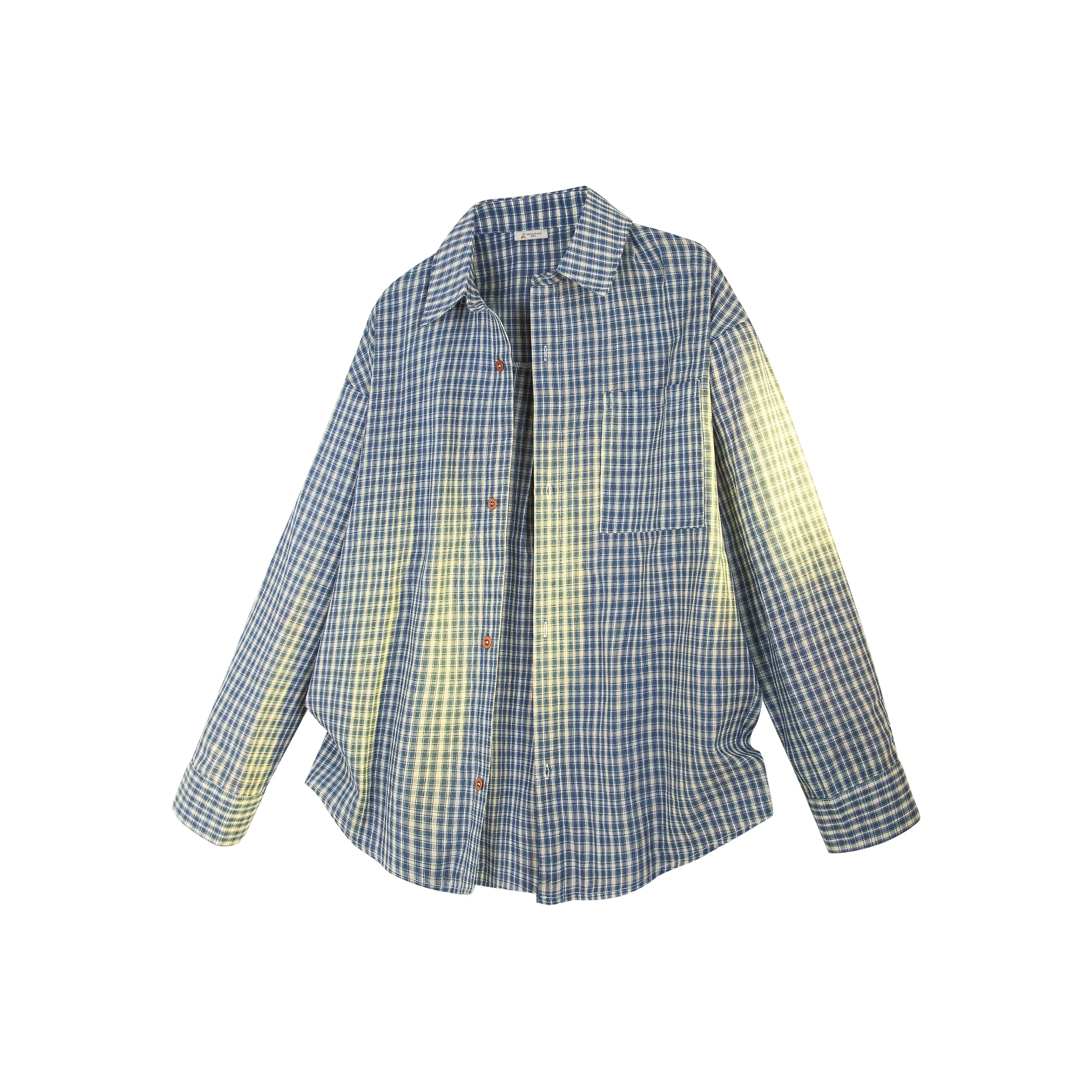 MEXICAN Синие Унисекс Рубашки