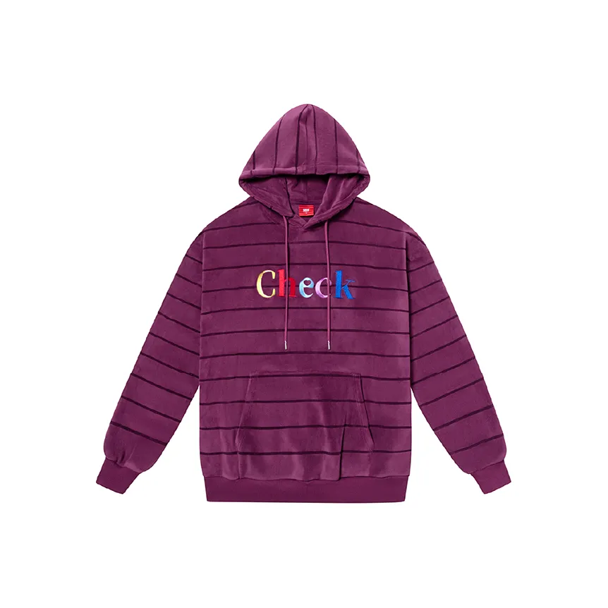 Checkitout Свитшот Унисекс Udumbara Blazing Цветочный Дизайн Фиолетовый