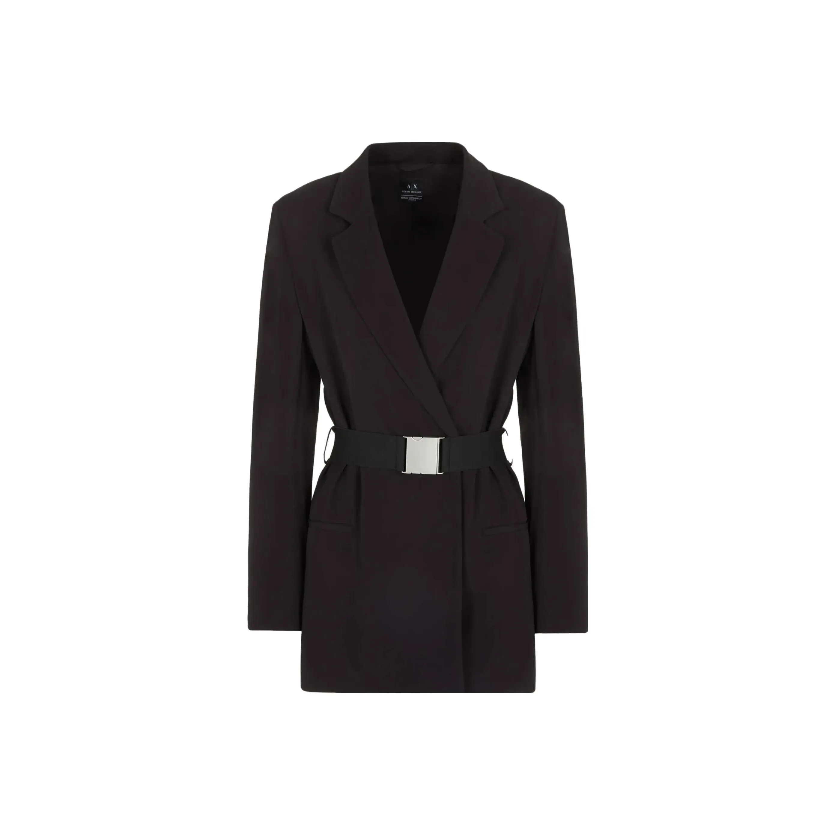 ARMANI EXCHANGE FW23 Бизнес-костюм Пальто Женское Черное