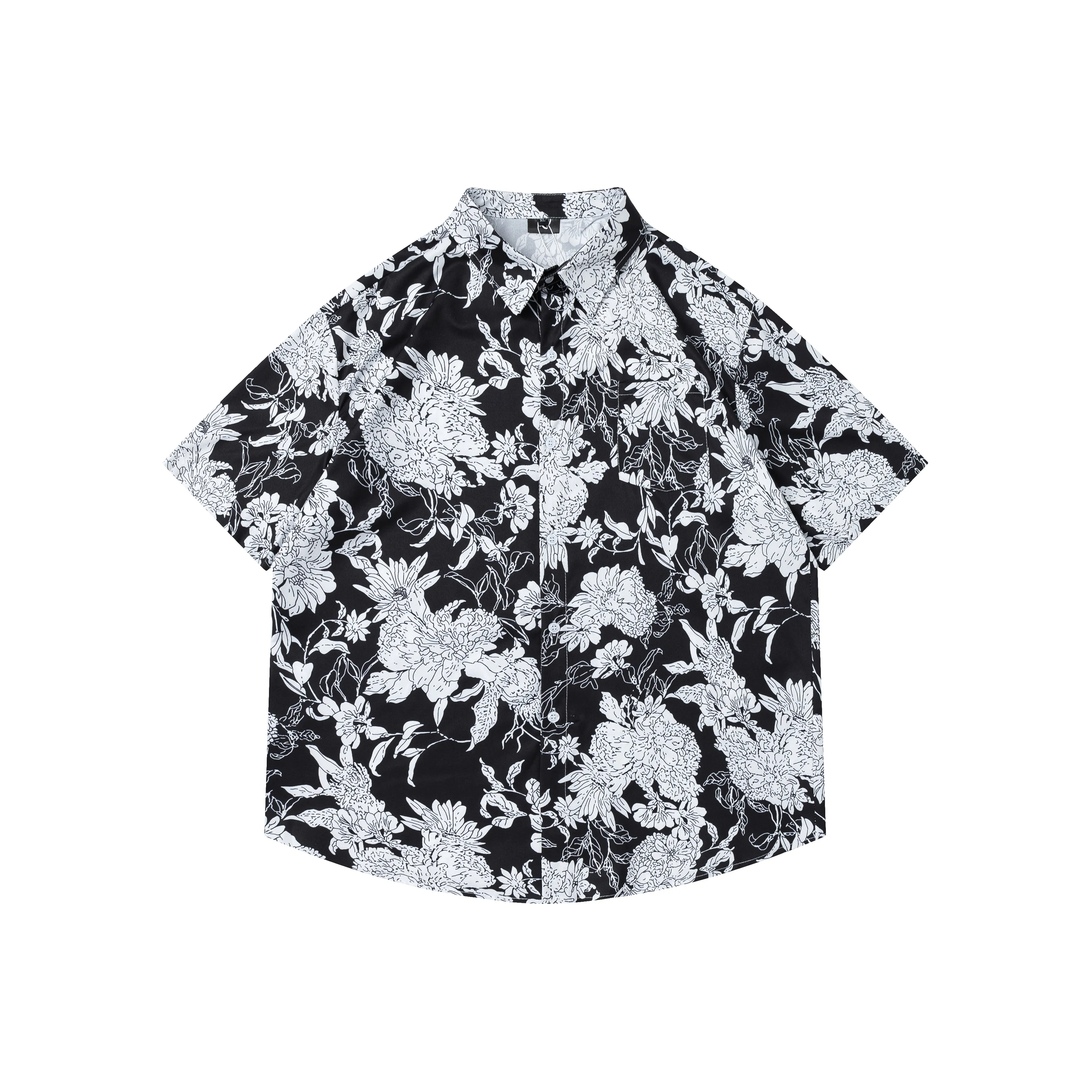 BEAR UNION Рубашка Женская Черная Белая