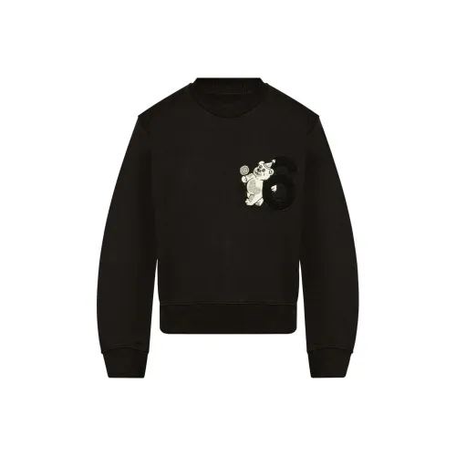 MM6 Maison Margiela Черные Женские Свитшоты