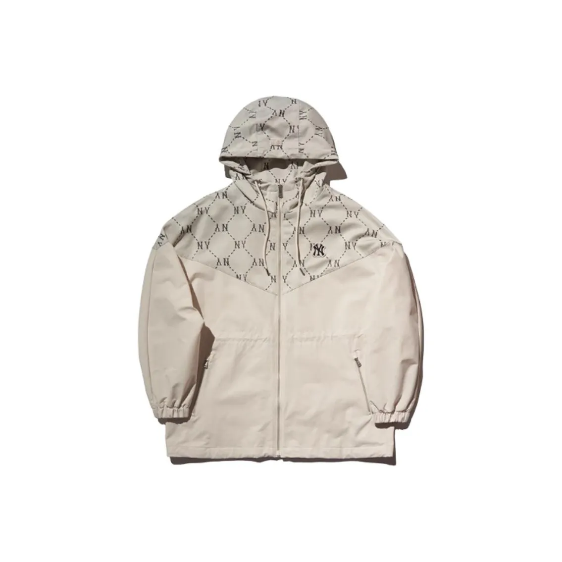 MLB New York Yankees Old Flower Jackets & Coats Women's Dark Cream