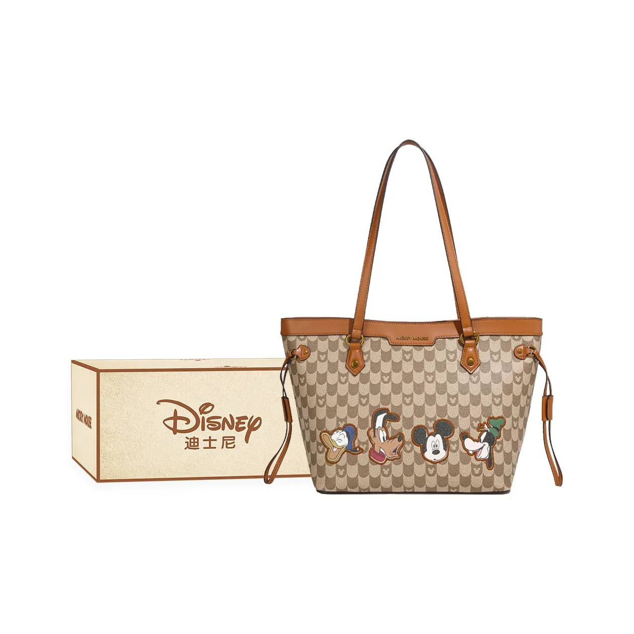 Disney Mickey ПУ (полиуретан) Сумка через плечо Стандартная Женская Хаки