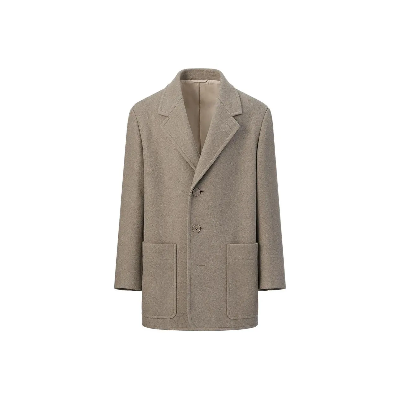 UNIQLO Темный бежевый женский пальто