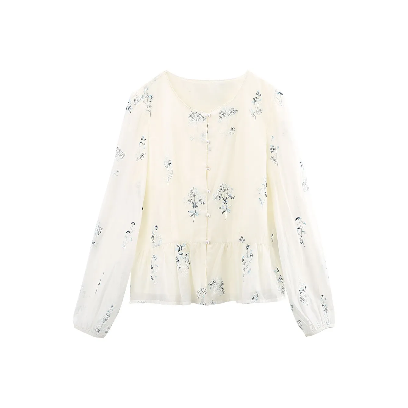 A paradise for awakening Рубашка Женские Бежевый