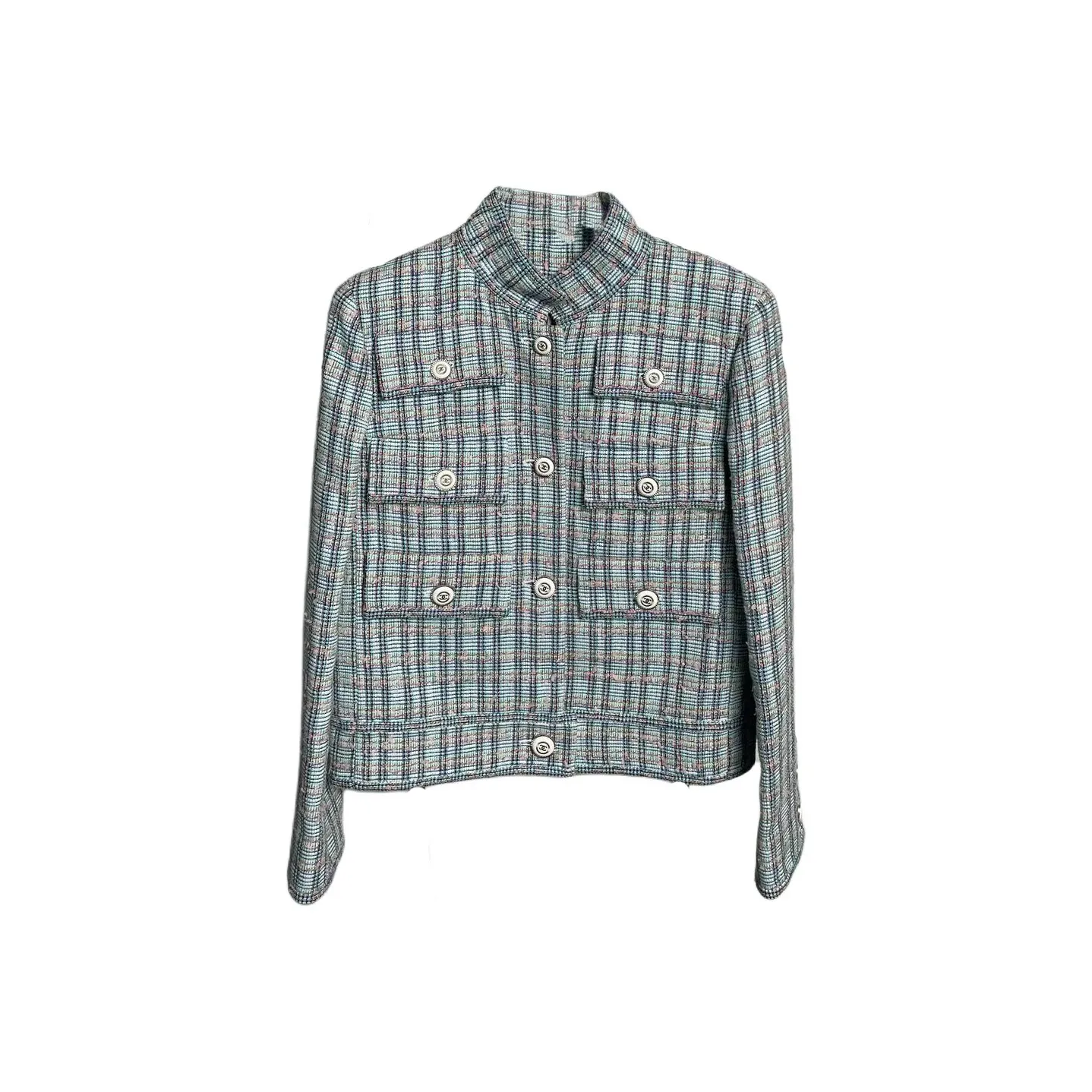 CHANEL 20C Pre Spring Vacation Collection Jackets & Coats Women's Gray