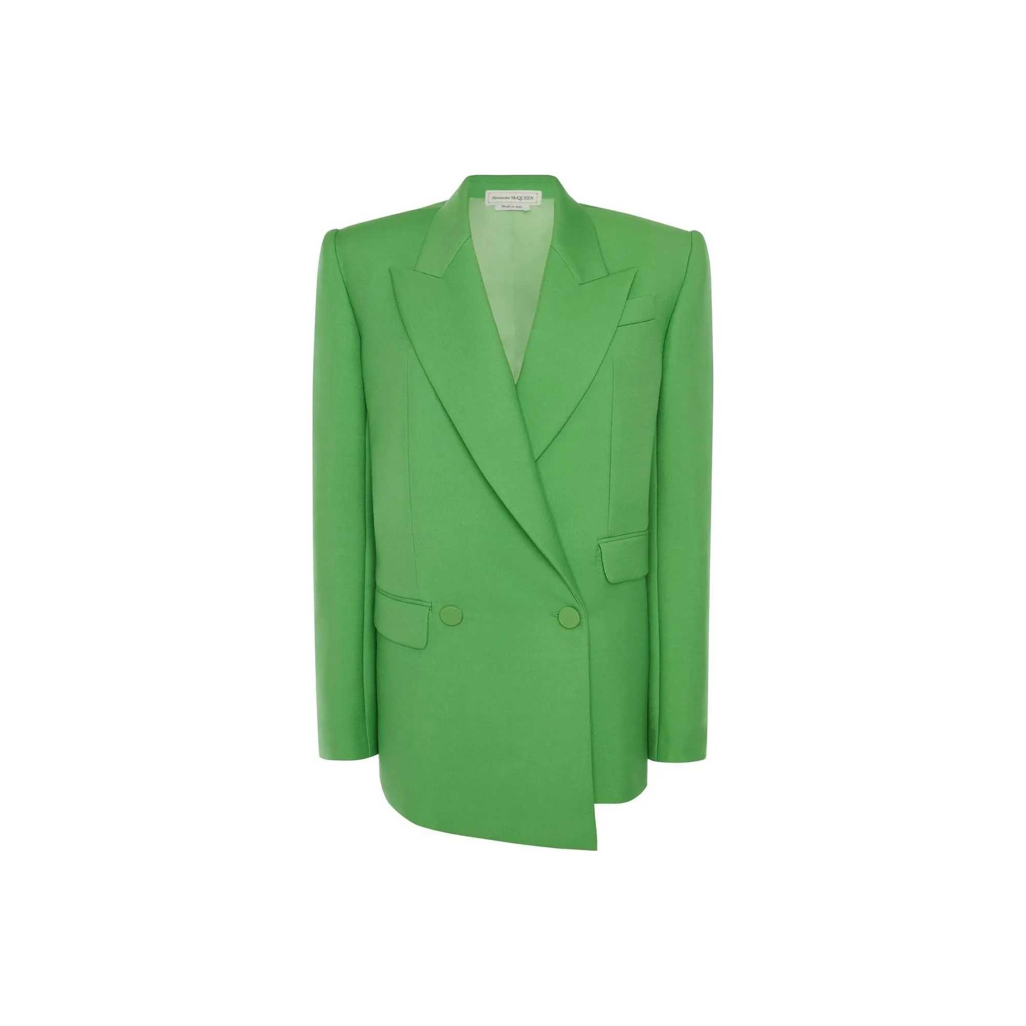 Alexander McQueen Double Breasted Asymmetric Blazer