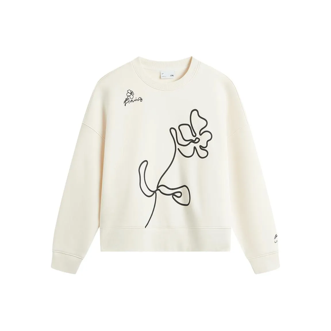 LINING Sports Life Collection Толстовка Женская Экрю