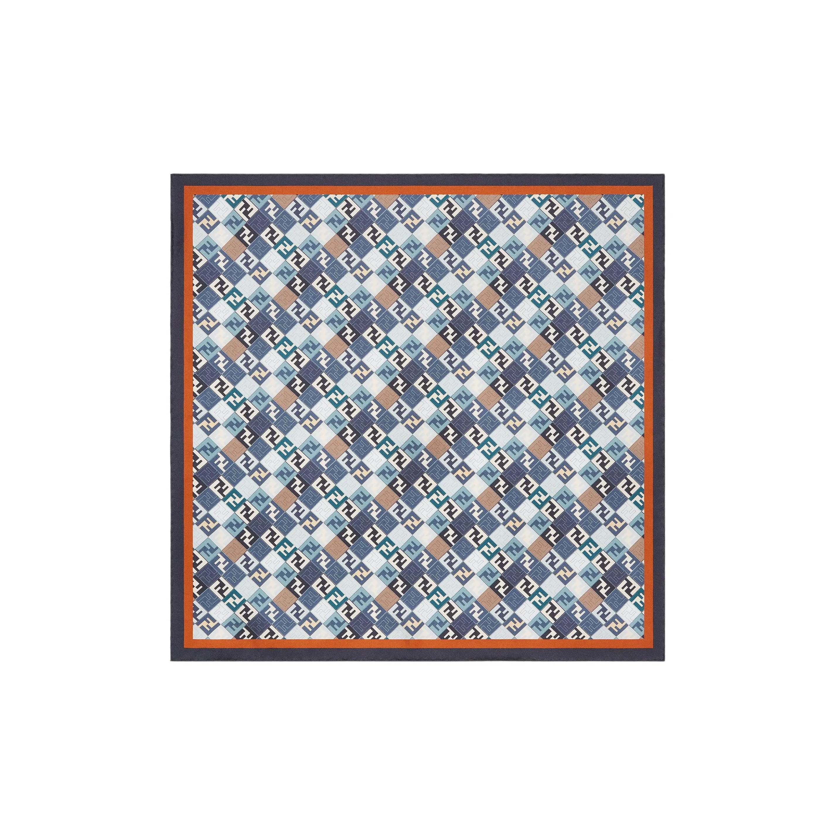 FENDI Ff Printed Finished Edge Scarf