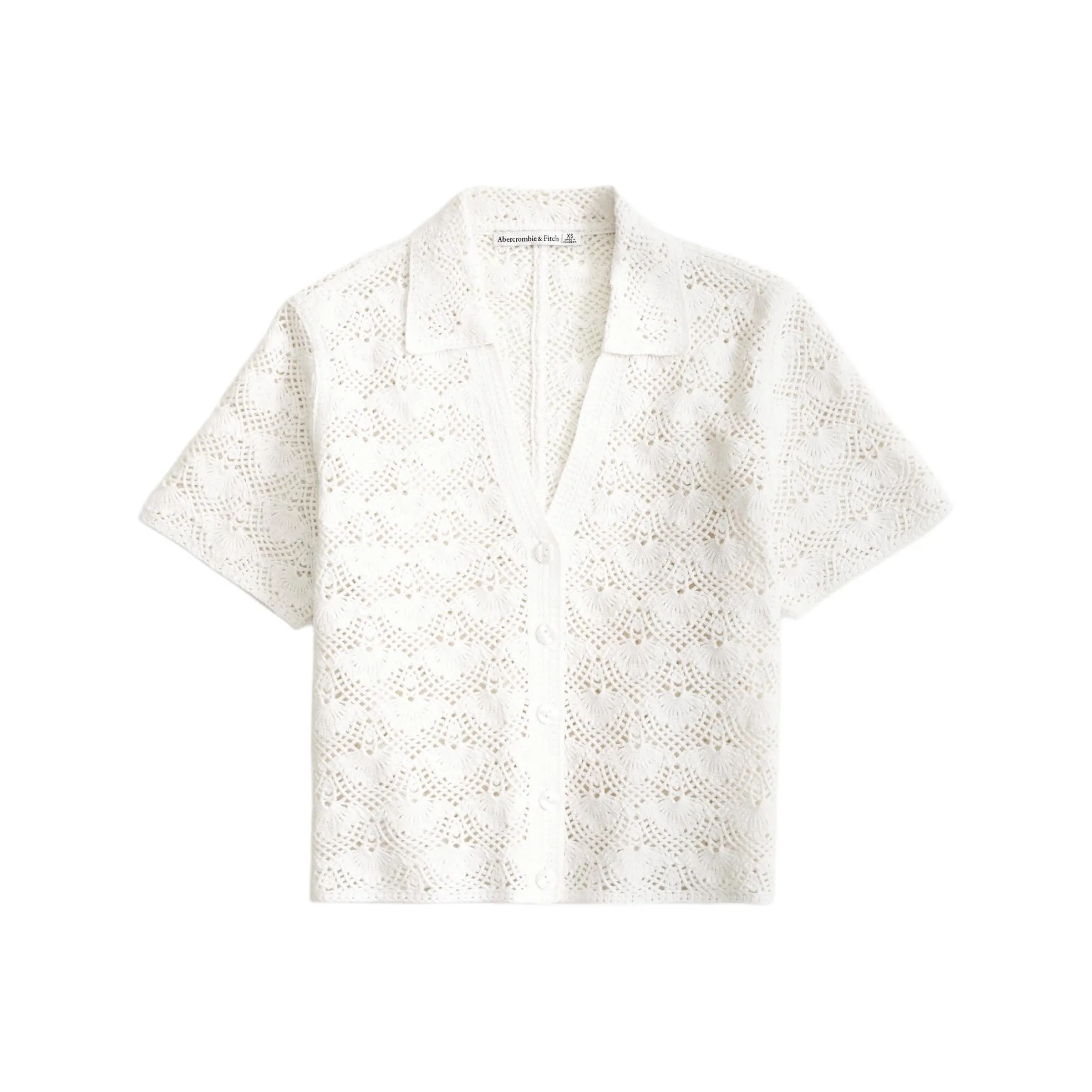 Abercrombie＆Fitch Polo Shirt Women's Cream