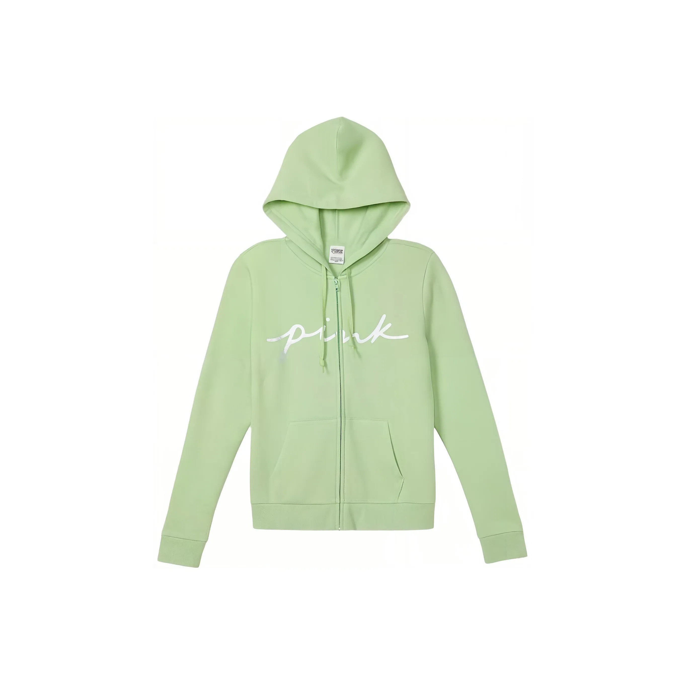 Victoria's Secret Розовый Свитшот Женский Светло-Зеленый Логотип