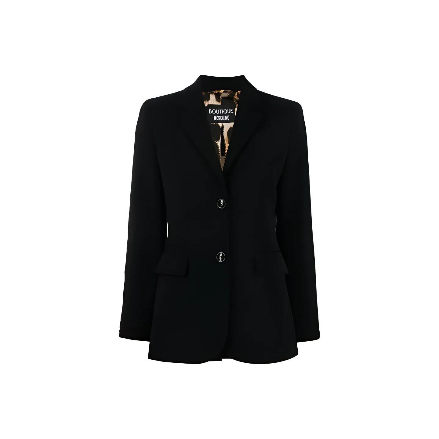MOSCHINO Single Breasted Long Sleeved Blazer