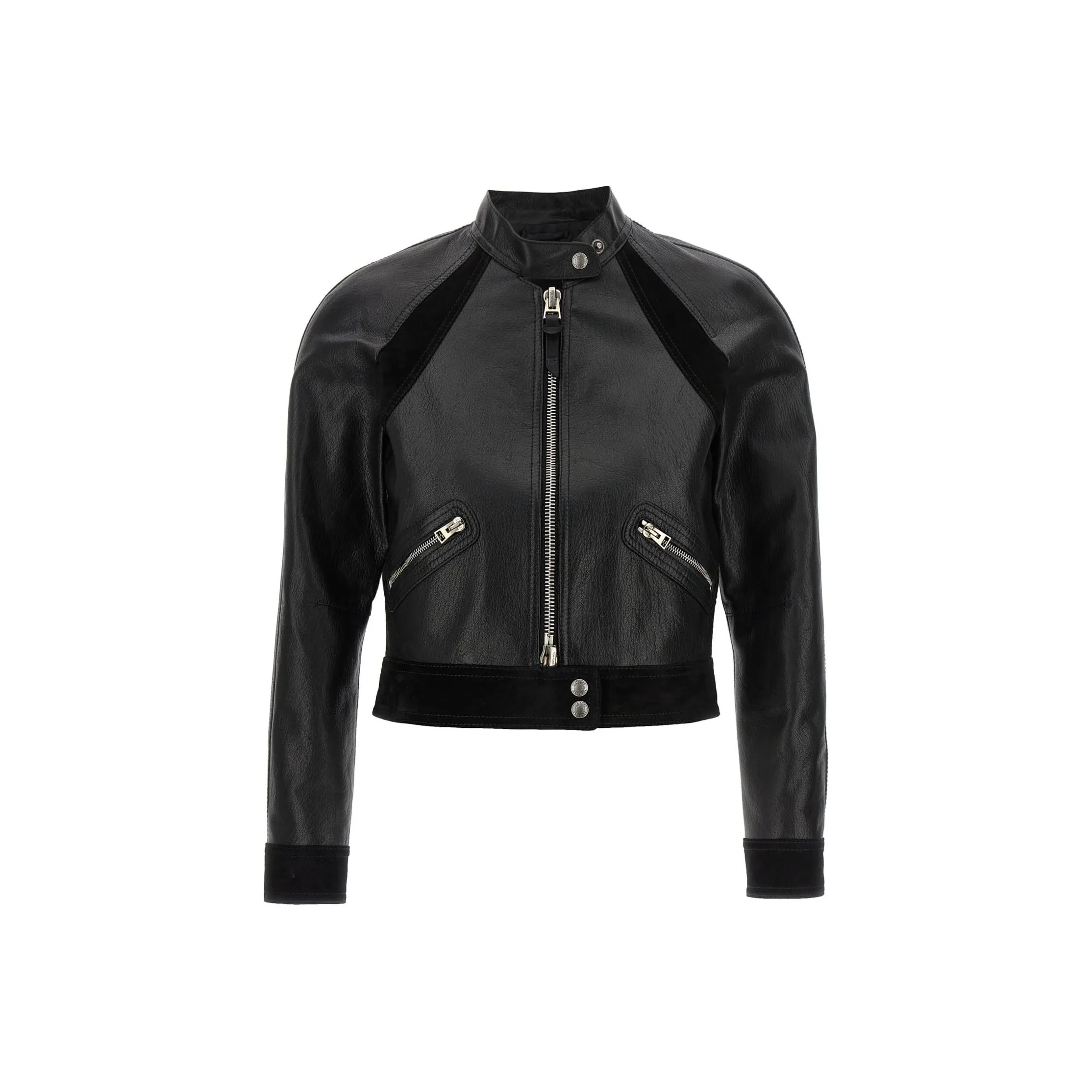 TOM FORD Zip-Up Leather Biker Jacket