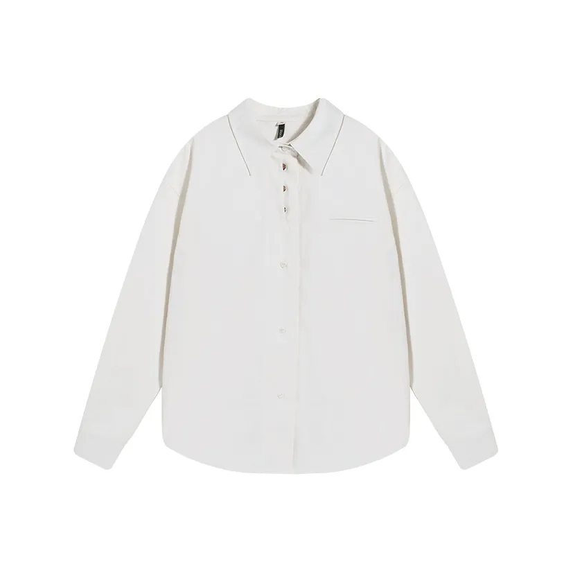 HOT HORSE Белая Унисекс Рубашка