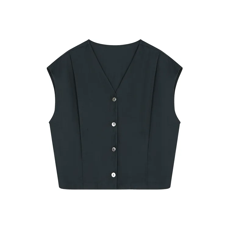 Mo Han Yi Mei Рубашка Женская Темно-синяя