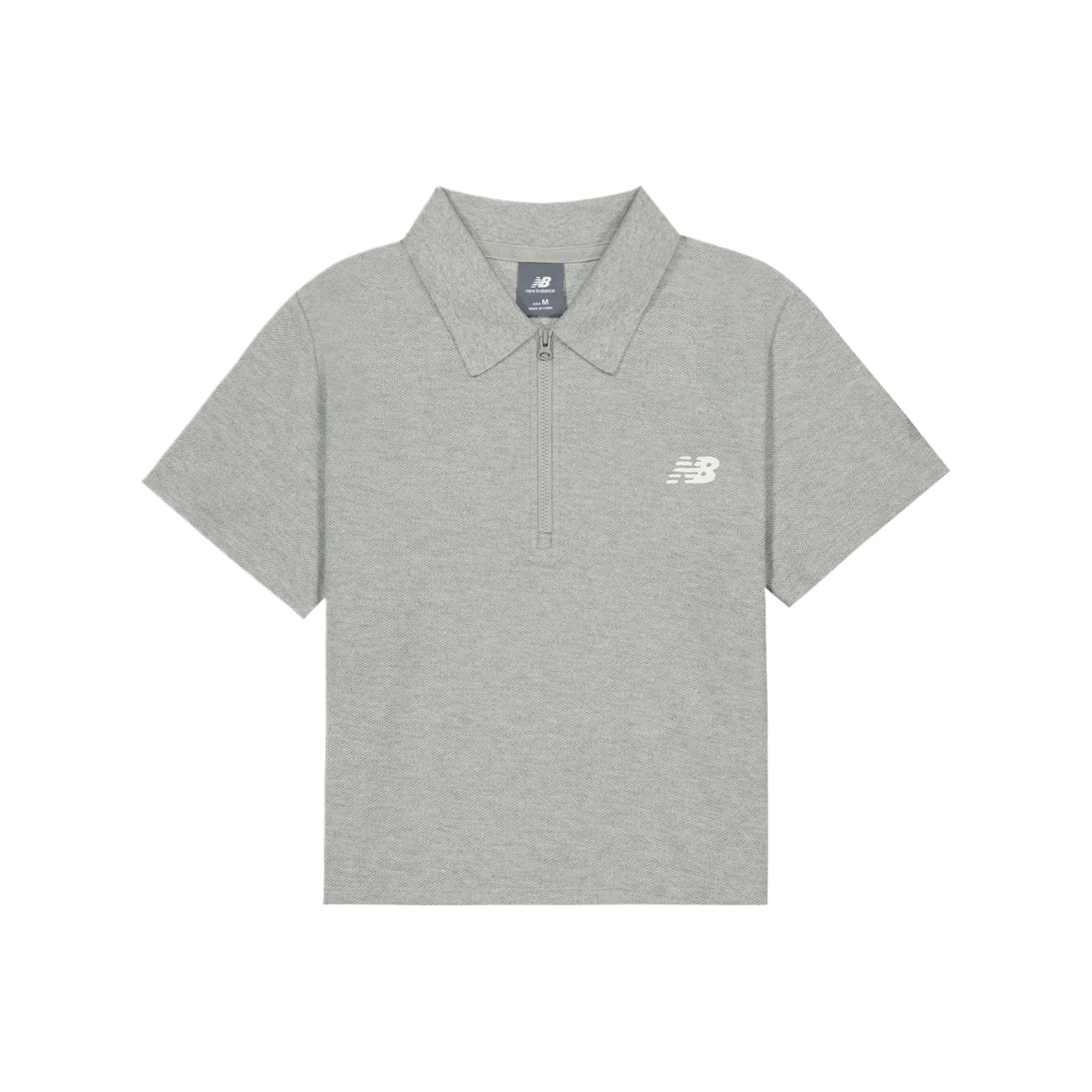 New Balance совместное брендирование Поло Женское Средне-Серое