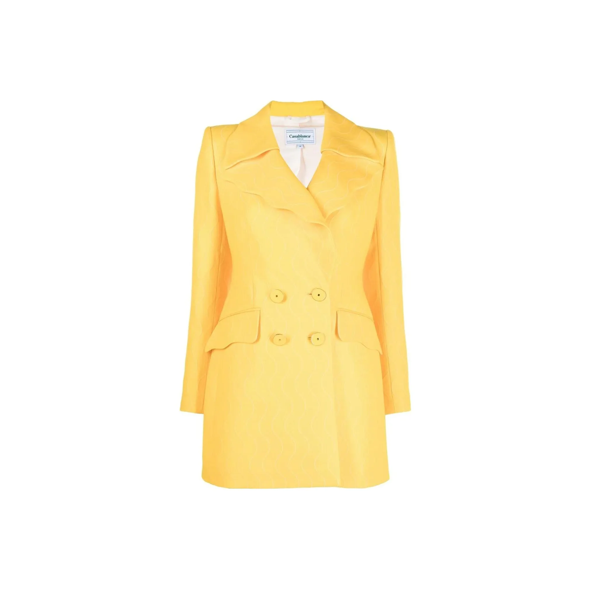 CASABLANCA Wave patteern Double breasted Blazer
