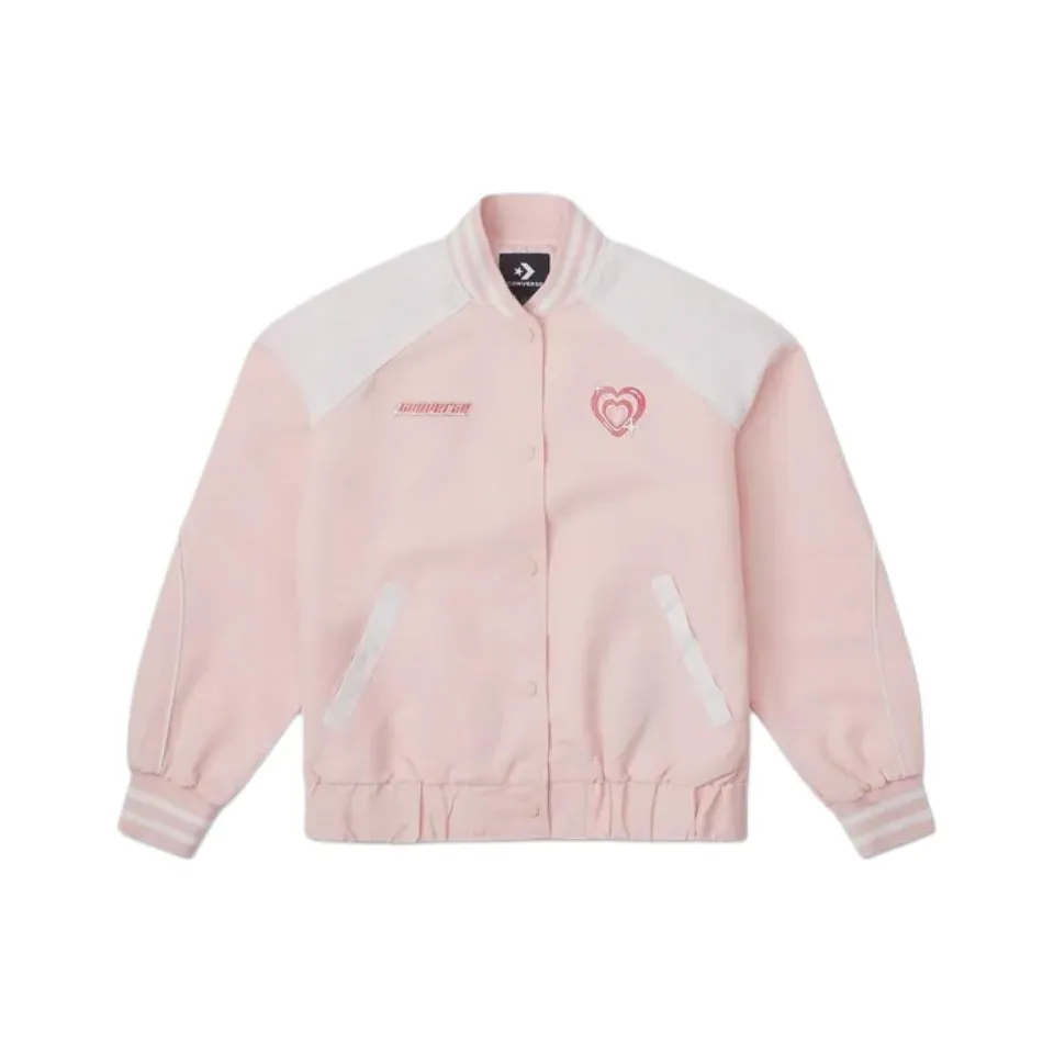 Конверс Розовые Женские Куртки