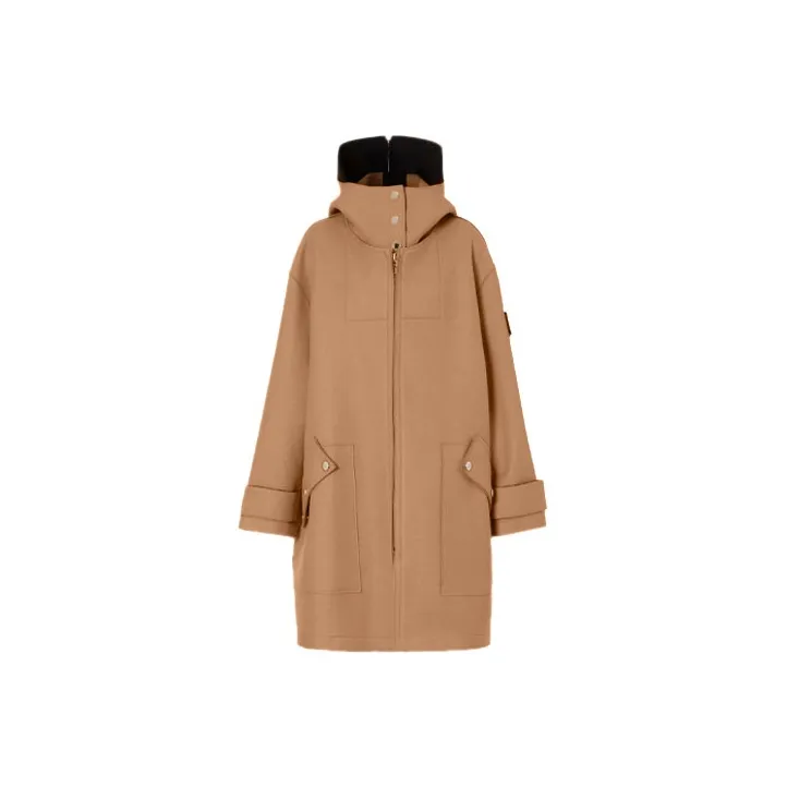 Burberry Coats Women's Orange