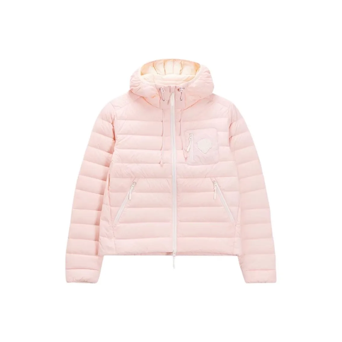 Ed Hardy FW24 Пуховик Женский Вишневый Цветок Розовый