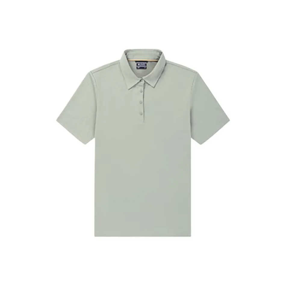 Columbia совместное брендирование SS24 Поло Женское Зеленое