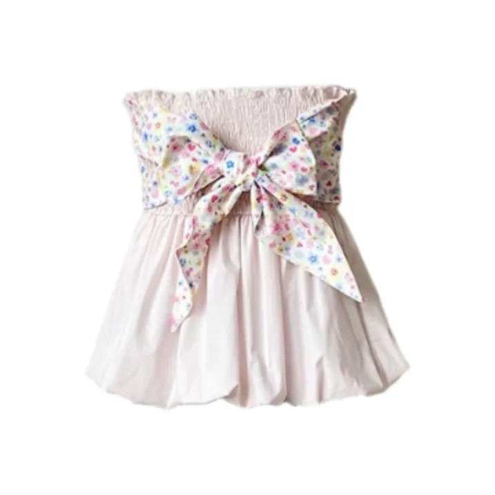 FINDSME GAGA Без бретелек Топ Женский Розовый