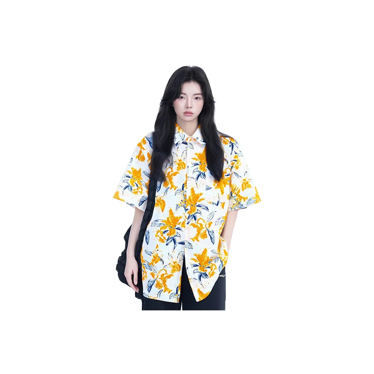 YEARNED Желтая Унисекс Рубашка