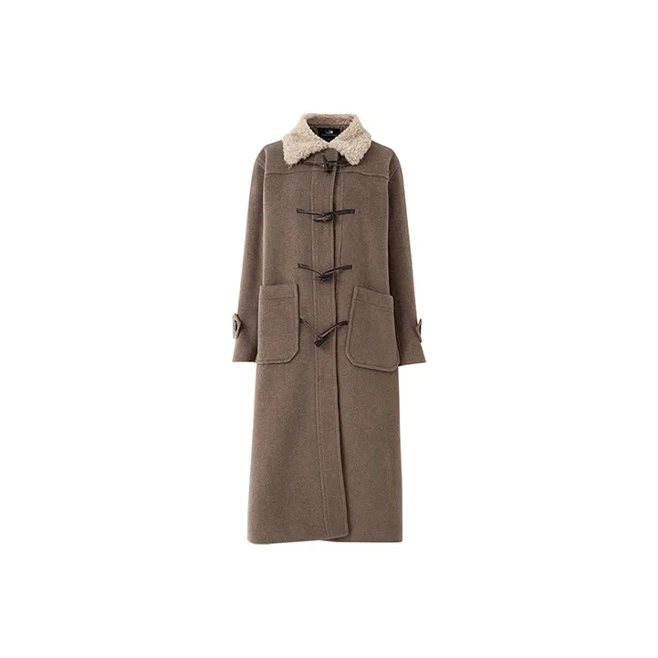 SOON FLOWER Пальто Женское Светло-Верблюжий