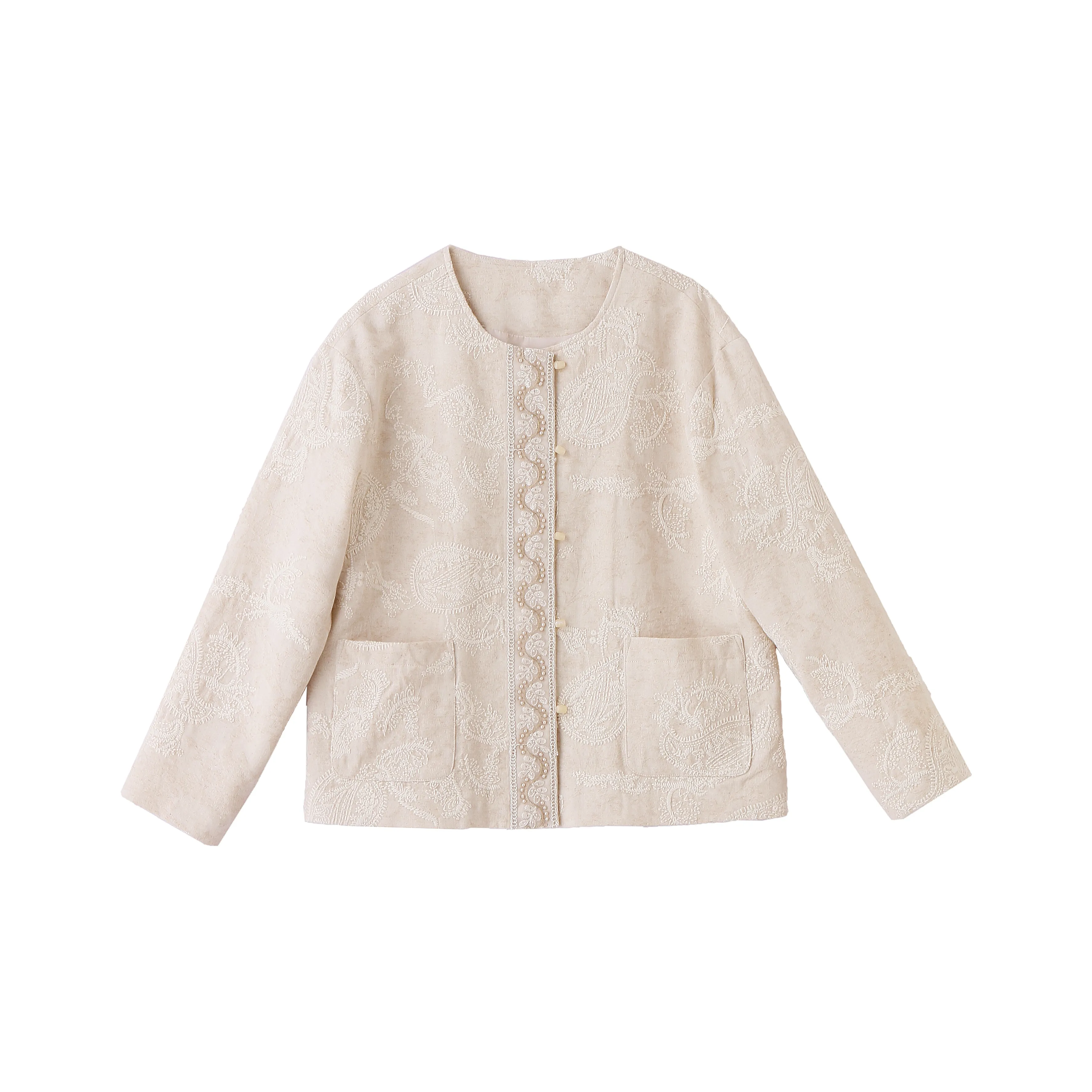 Yi Mengyuan Куртки Пальто Женские Бежевые