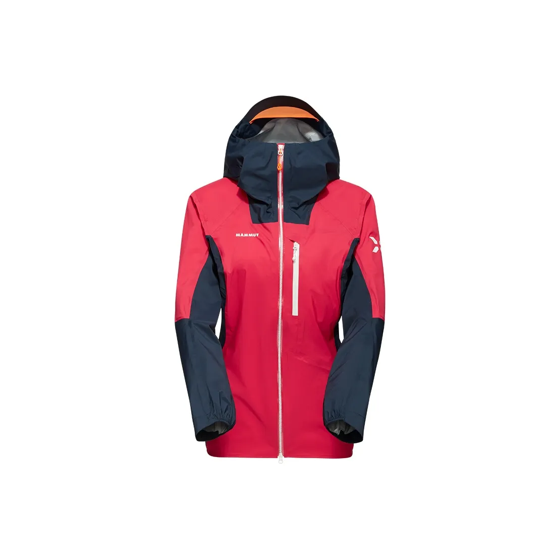 MAMMUT Eiger SS24 DRYtech Jacket Women's Mountain Red-Dark Midnight Black