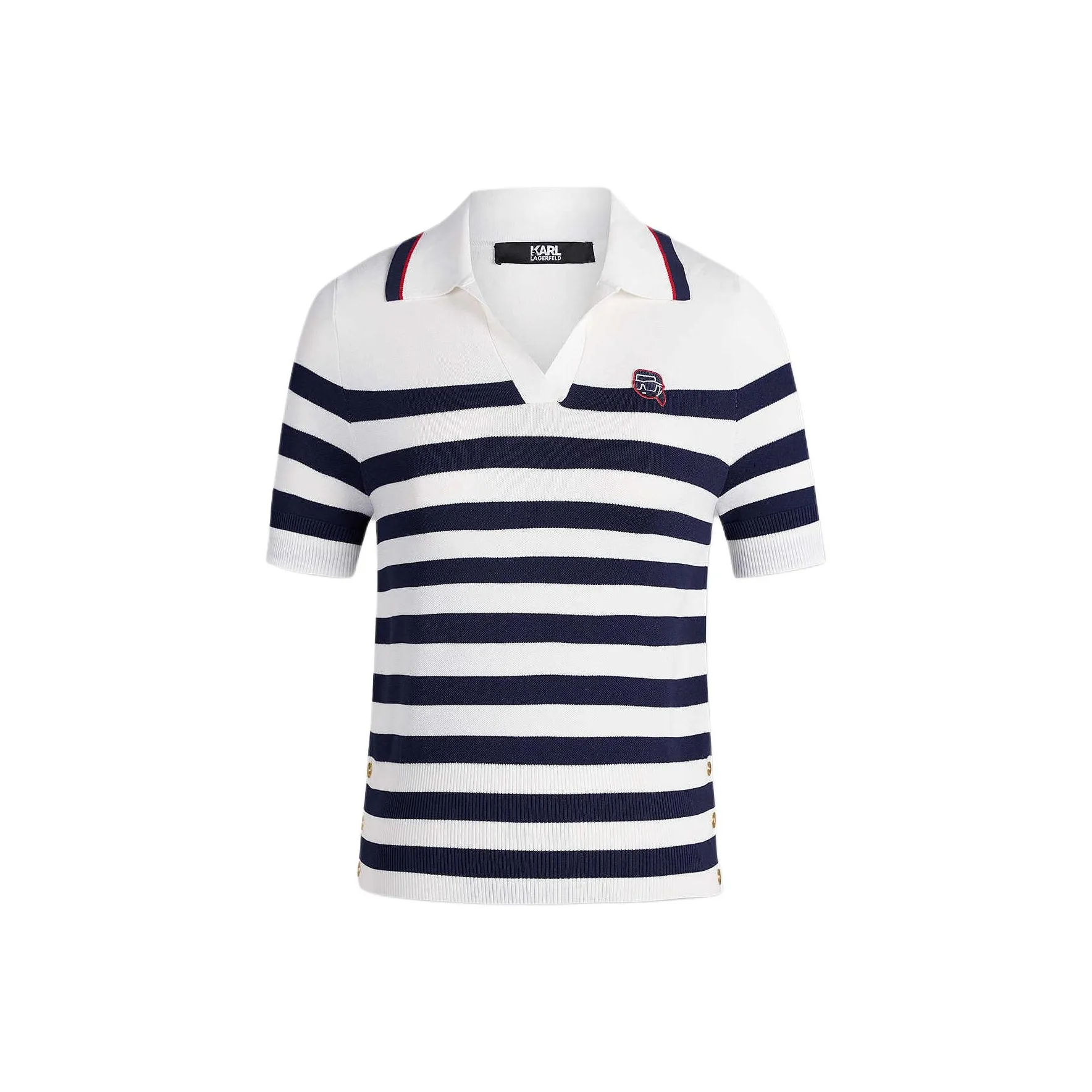 Karl Lagerfeld SS25 Поло Женское Темно-синий