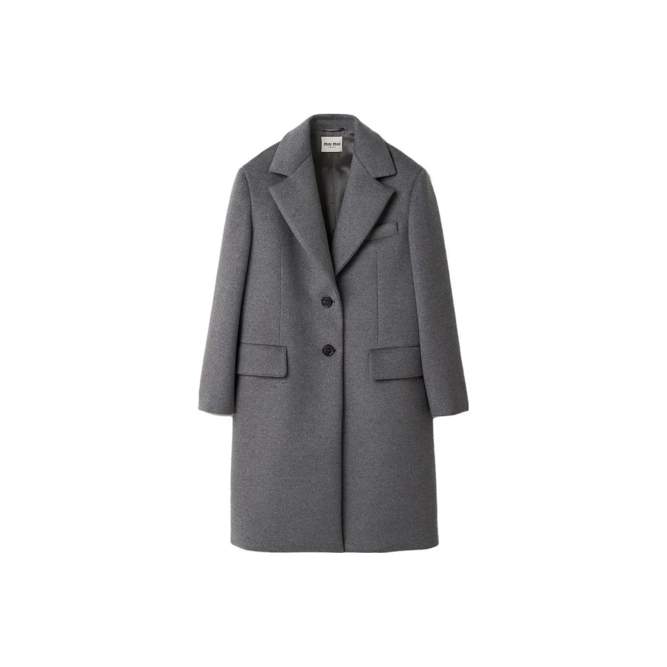MIU MIU Coats Women's Gray