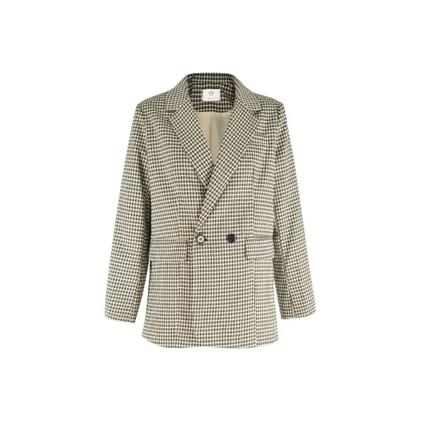 Cubic Черная клетка Женские офисные костюмы