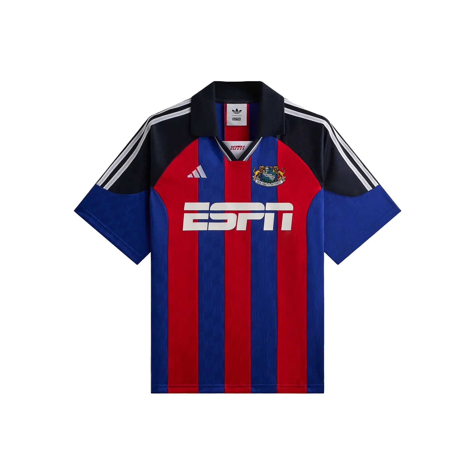 Adidas Originals x KITH Collaboration Football ESPN Футбол Джерси Мужской Красный Синий