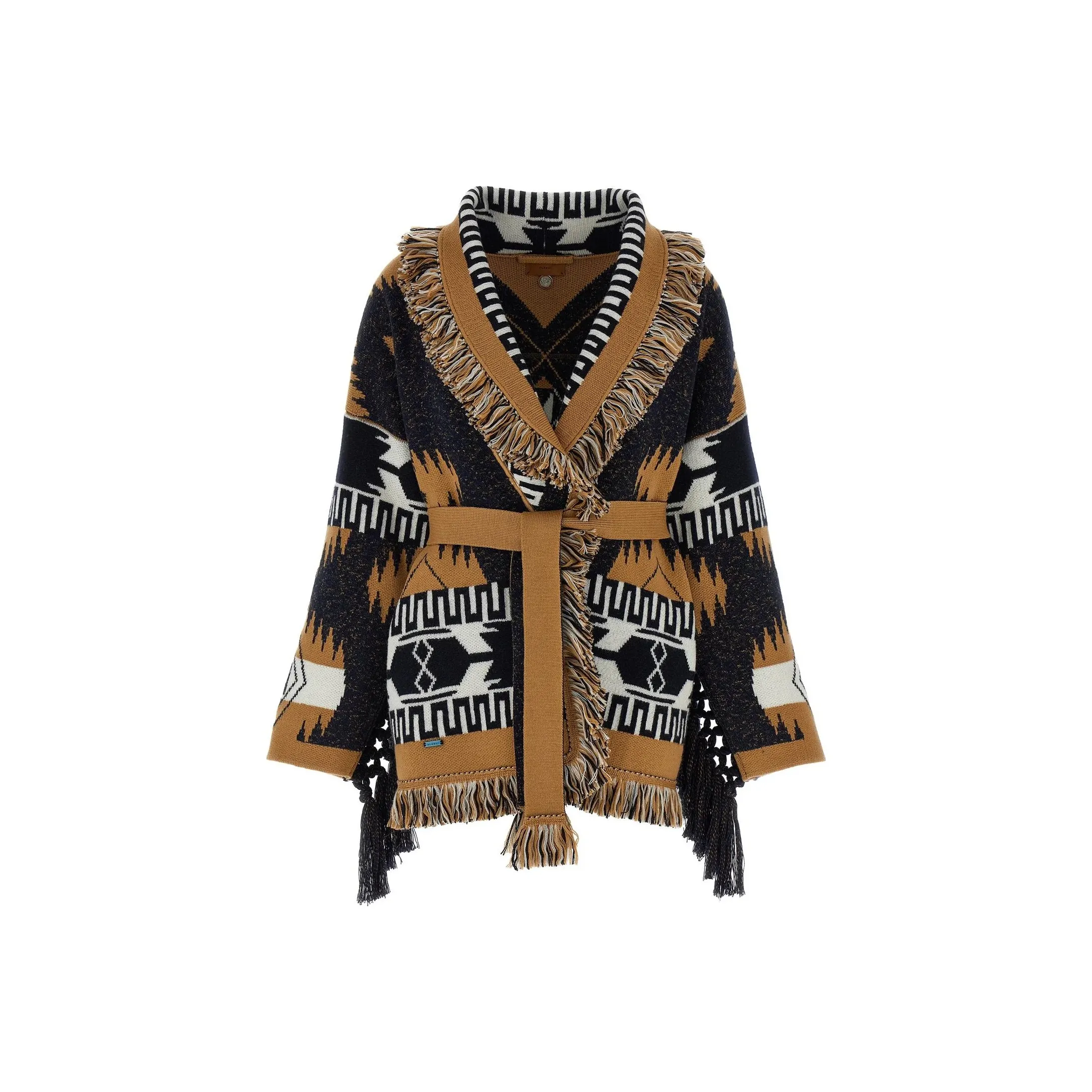 Alanui African Vibes V Neck Cardigan
