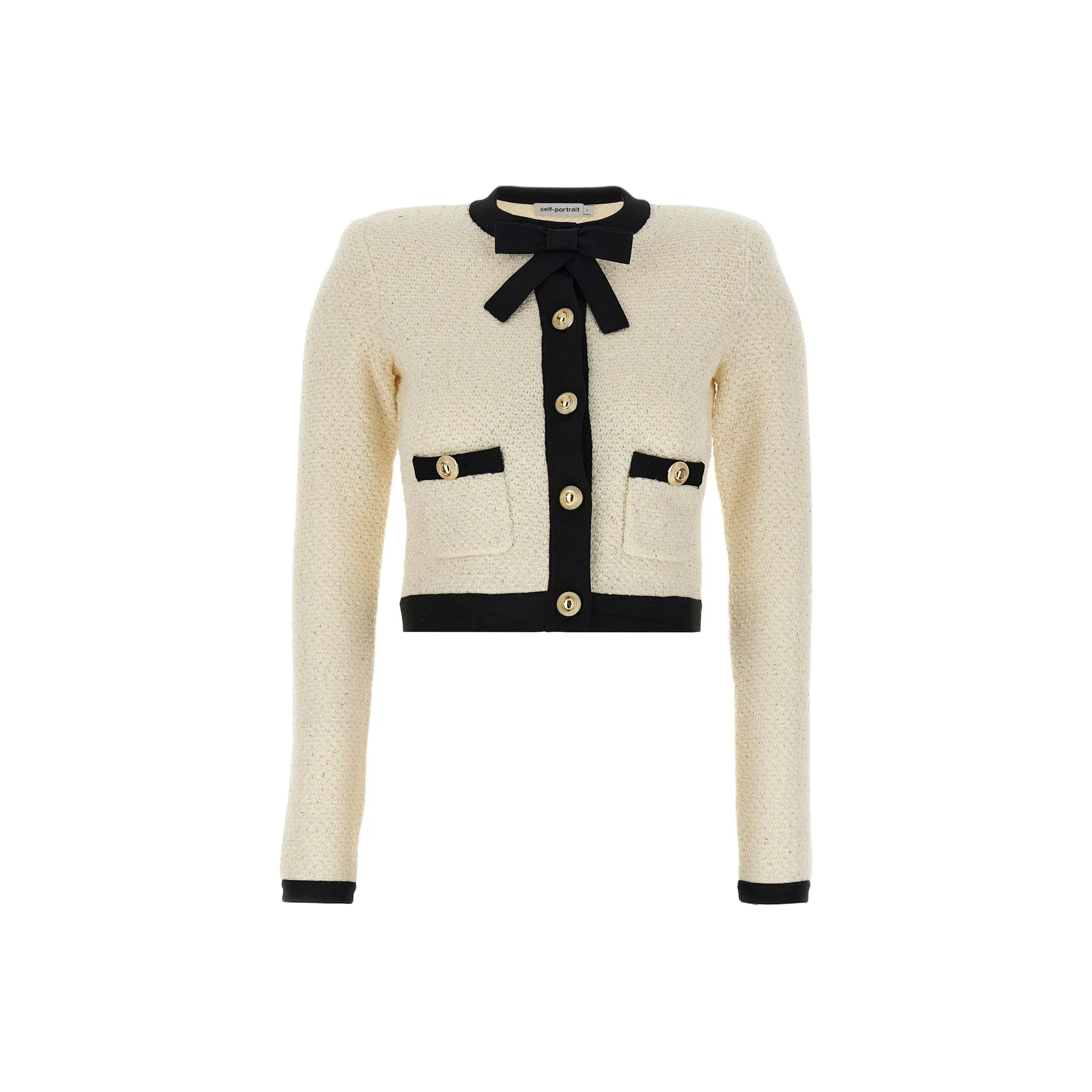 Self Портрет Куртки Пальто Женские Айвори