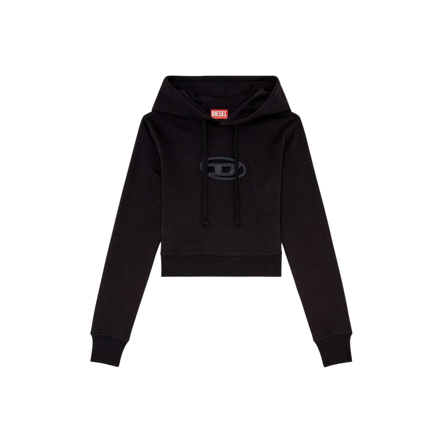 DIESEL F Slimmy Hood Od Cut Out Oval D Logo Hoodie