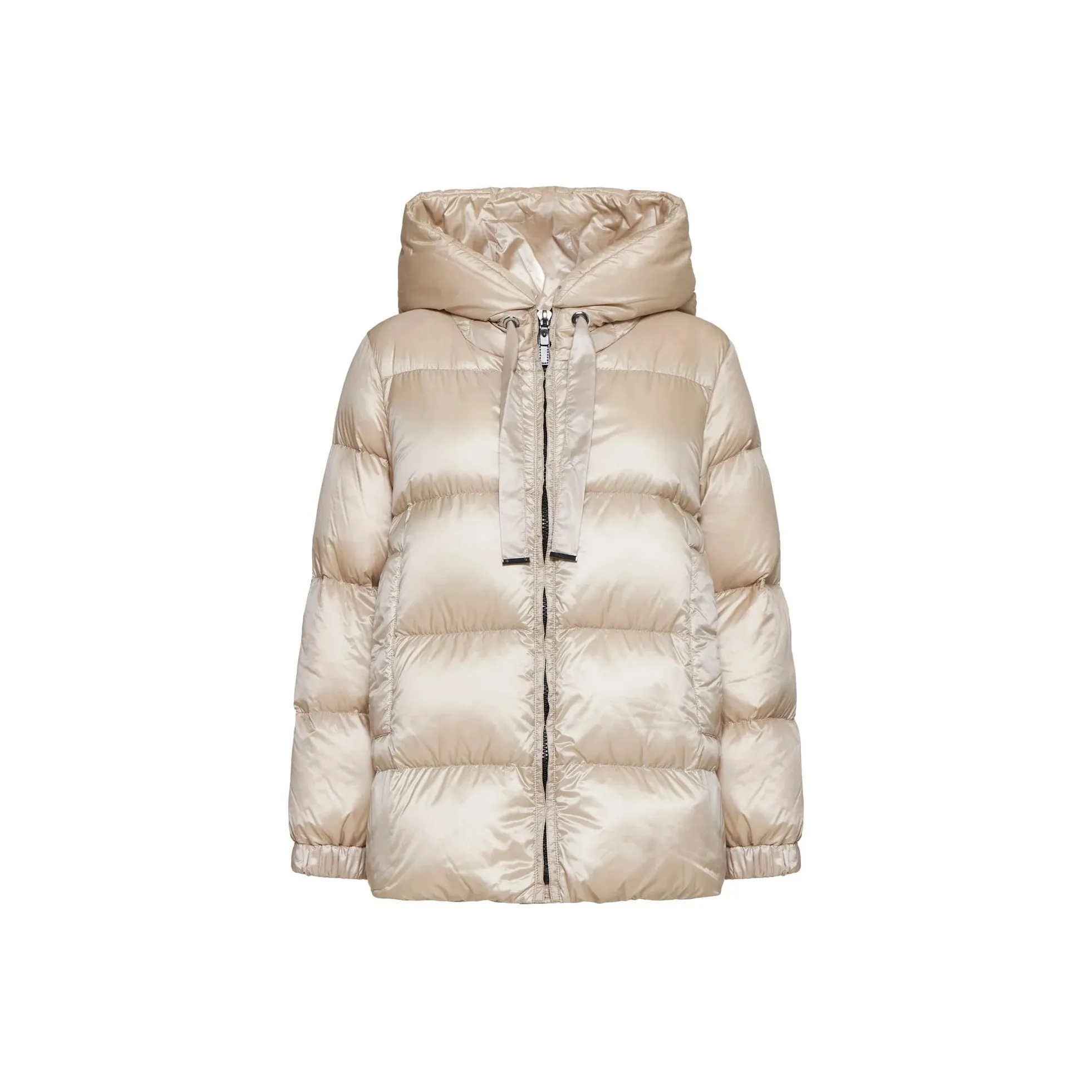MaxMara Zip Up Drawstring Coat