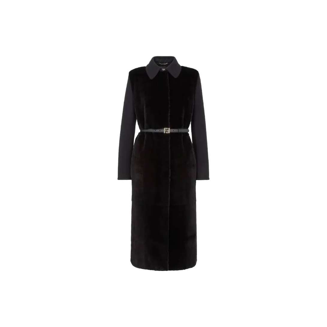 FENDI Coats Women's Black