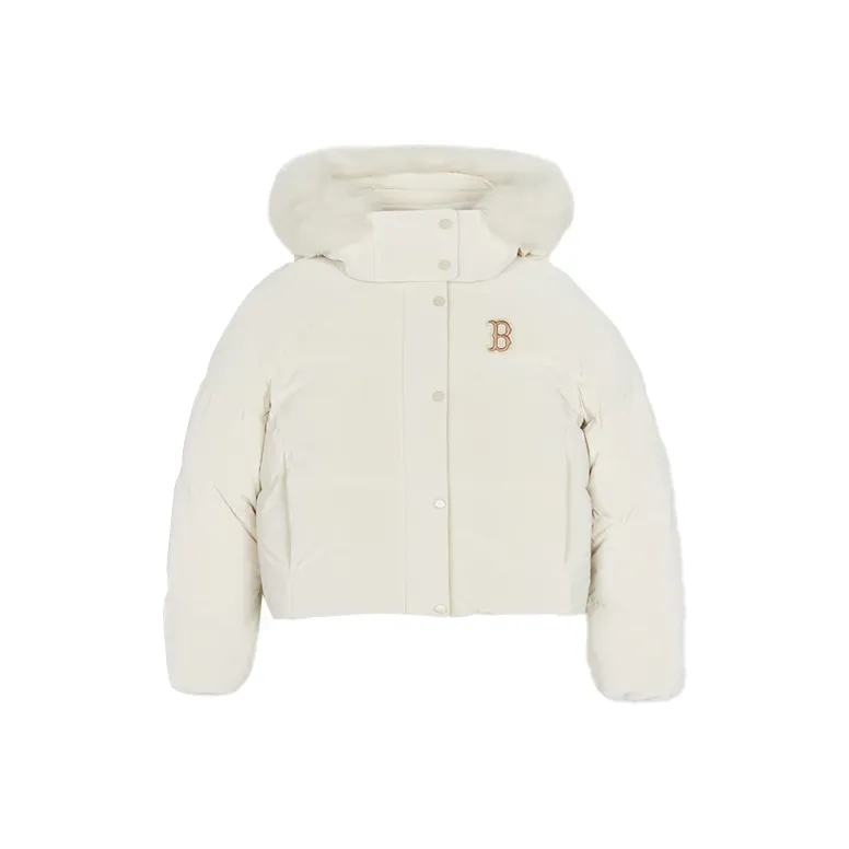 MLB Boston Red Sox Down Jacket Women's Dark Cream