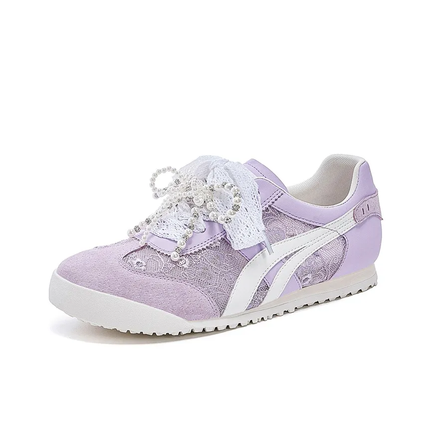 JOSINY Спортивный ретро стиль Немецкие армейские кроссовки Низкий топ Интернет Знаменитый Жемчужный Кружево Сетка Повседневный Женский Светло-фиолетовый