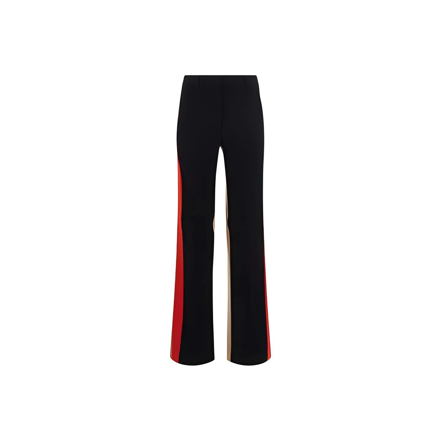 Burberry Colour Block Grain De Poudre Tailored Trousers 'Black'