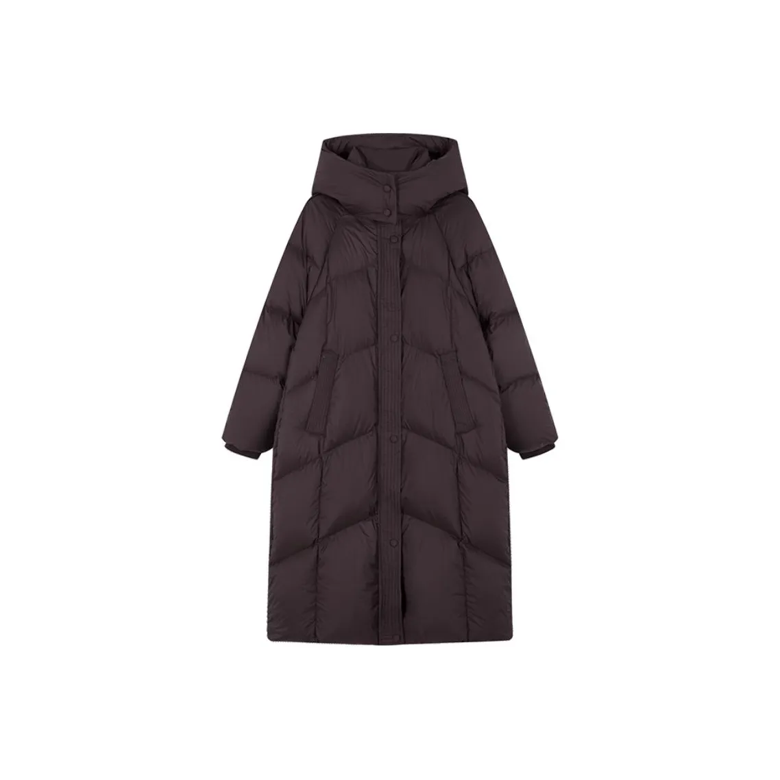 IHIMI Пуховик Женский Сливовый Фиолетовый