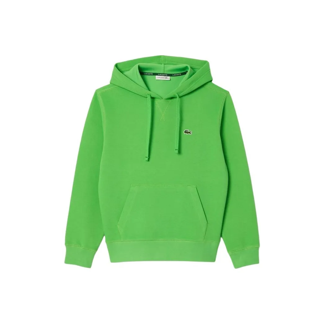 LACOSTE Logo embroidered Cotton Hoodie