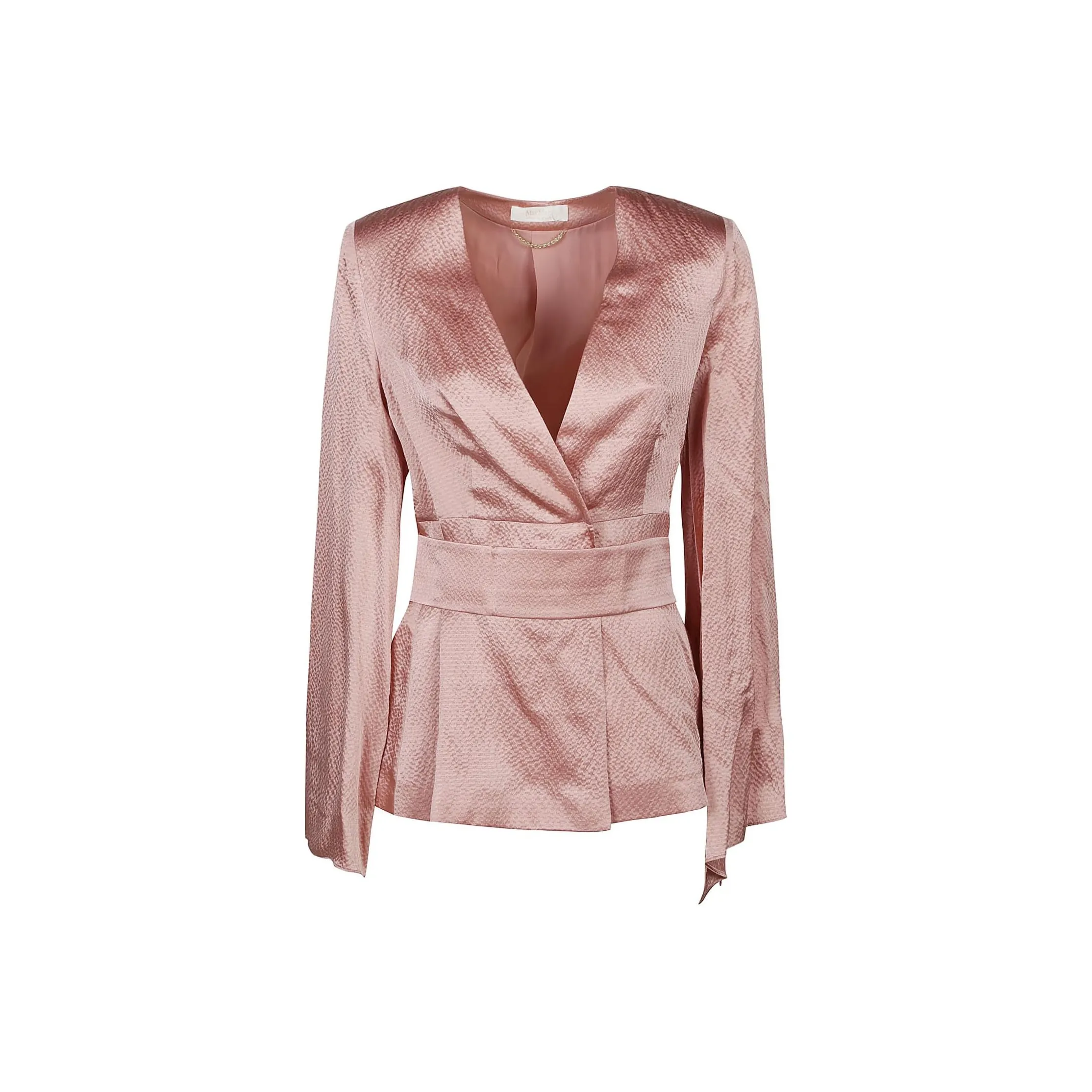 Max Mara V Neck Long Sleeved Blouse