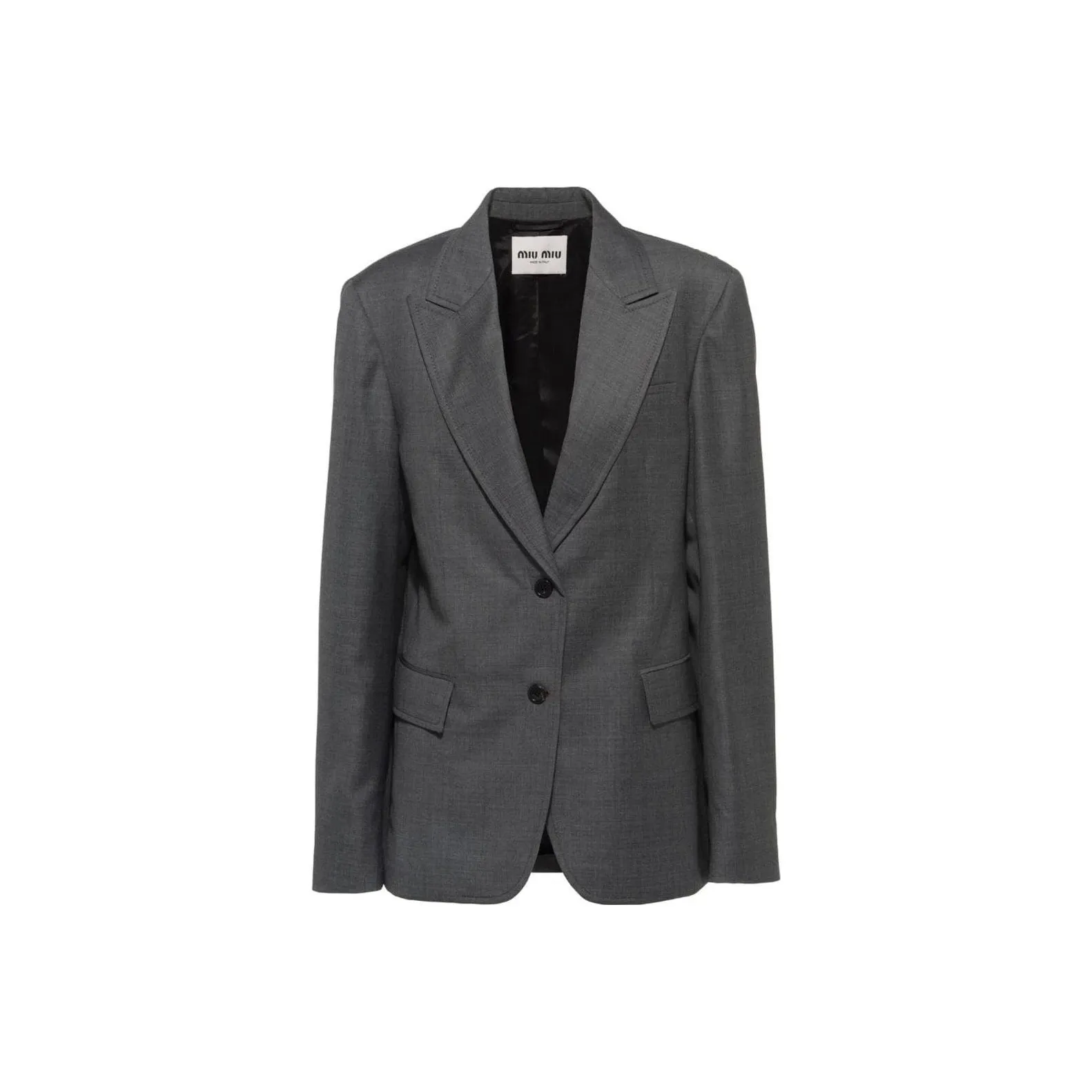 MIU MIU Grisaille Single breasted Blazer