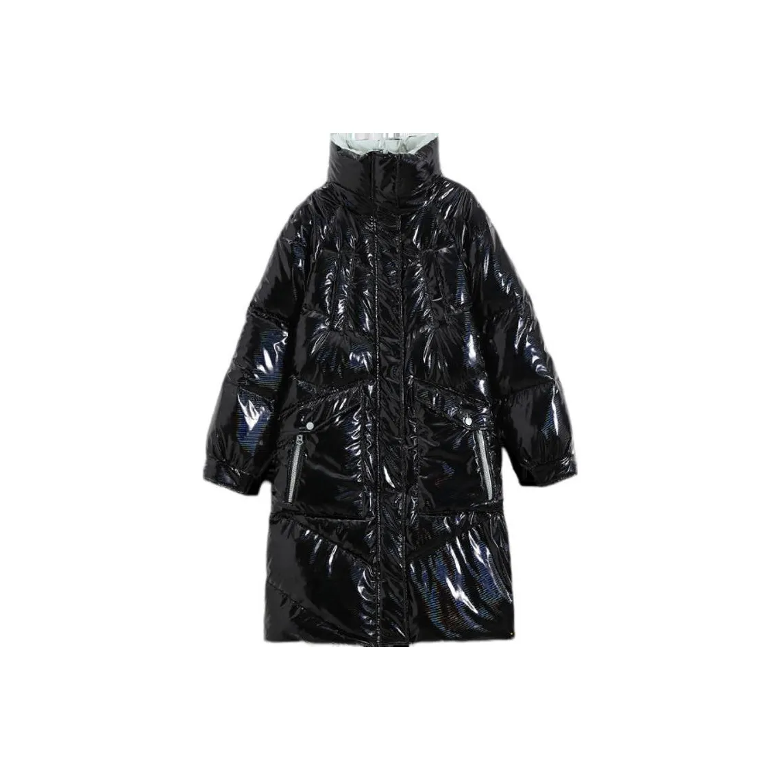 XWI Пуховик Женские Элегантный Черный