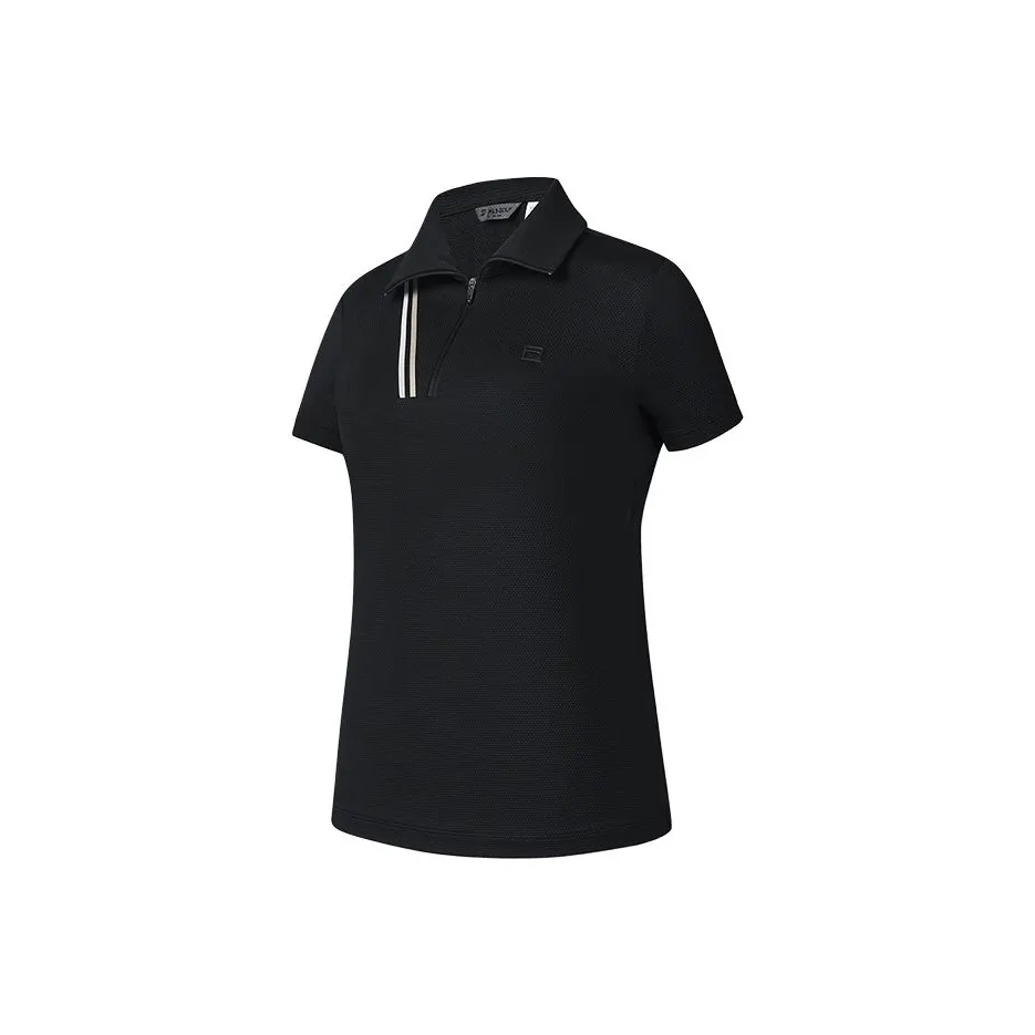 FILA AthleticsGolf Collection SS25 Polo Shirt Women's Pitch Black BK