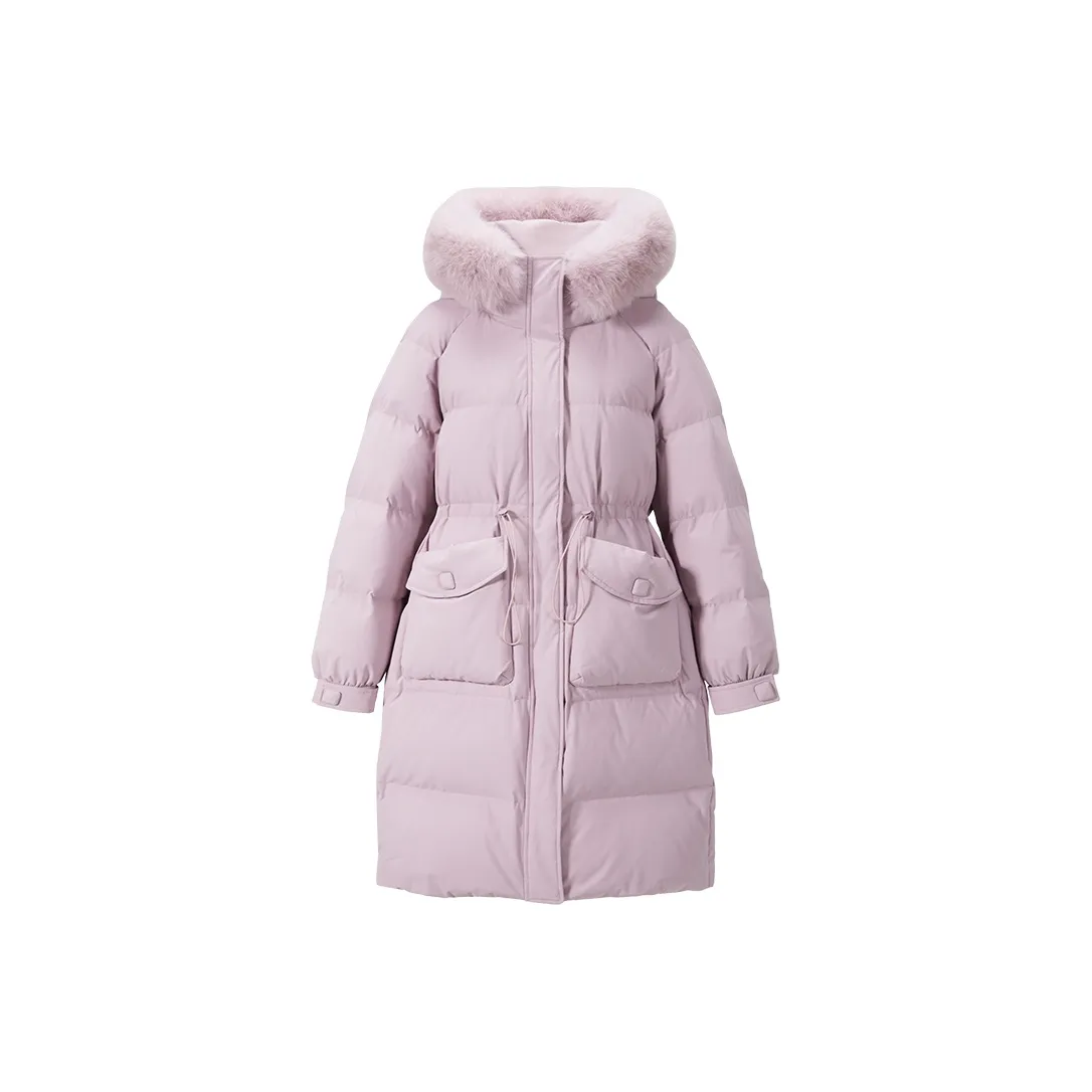 XIANGYING Пуховик Женский Фиолетовый